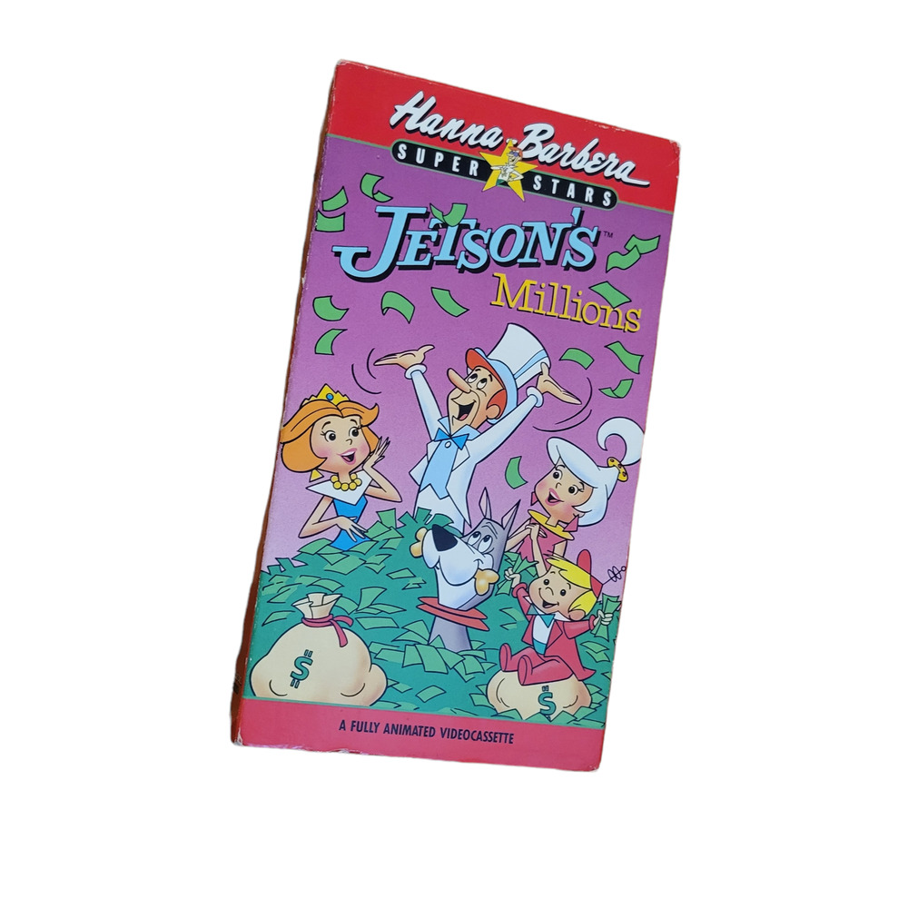 Hanna Barbera Jetson's Millions Children's VHS Videocassette Movie Vintage